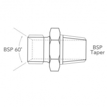 BSP Taper/Male Adaptors