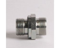 EO Male Connector 8LSteel 24° Cone