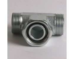 EO Swivel Branch Tee 42L Steel 24° Cone