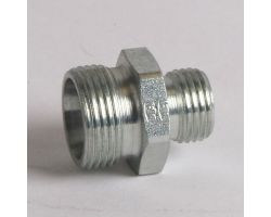 EO Male Connector 12L Steel 24° Cone